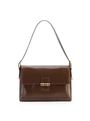 Smting Flap Bag with Bamboo Slips Lock