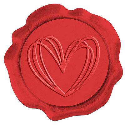 50Pcs Adhesive Wax Seal Stickers