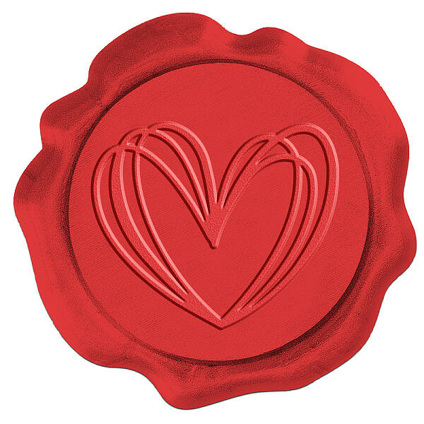 50Pcs Adhesive Wax Seal Stickers
