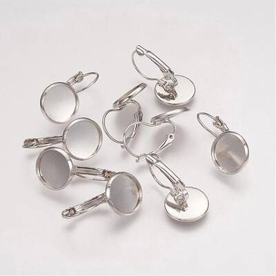 Brass Leverback Earring Findings