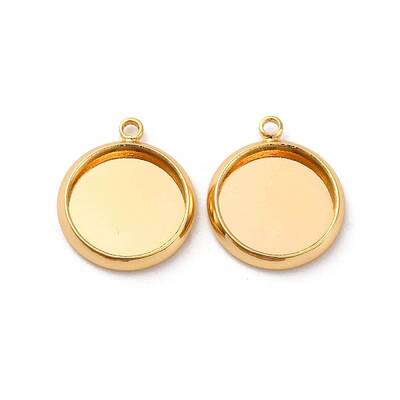 Brass Pendant Cabochon Settings