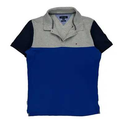 Tommy Hilfiger Slim Fit Polo Shirt - XL Blue Cotton