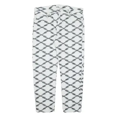 ETOILE ISABEL MARANT Womens Trousers White Regular Tapered W33 L25