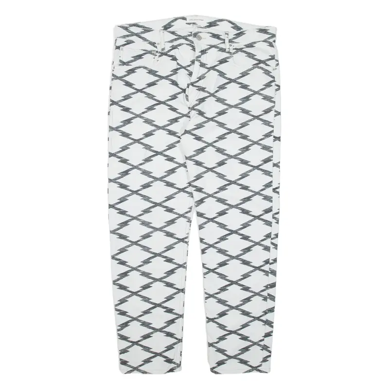 ETOILE ISABEL MARANT Womens Trousers White Regular Tapered W33 L25