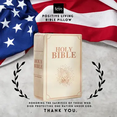 Fete 'Positive Living' Bible Pillow, Matthew 6