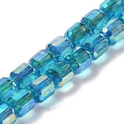 Electroplate Glass Beads Strands