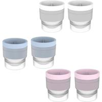 Stackable Circular Ice Hockey Mold, Whiskey Ice Mold, Round Ice Cube Molds, Large Ice Balls Maker with Lid, Easy-release Ice ...