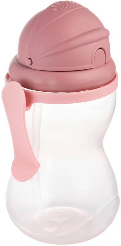 Canpol babies Sport Cup sports bottle with straw pink 12 months+ 370 ml