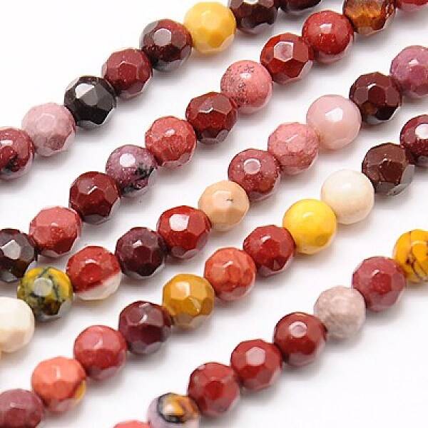Natural Mookaite Beads Strands
