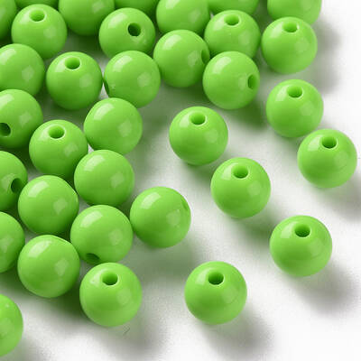 Opaque Acrylic Beads