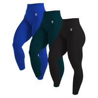 Infinity Seamless Workout Gym Leggings 3 PACK - Ultra-Comfortable, Moisture-Wicking, and Four-Way Stretch Fit Back Scrunch Le...