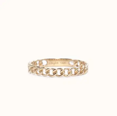 Dainty Chain Ring