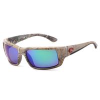 Costa Fantail Rock-Green Polarized Sunglasses Rectangular Sunglasses For Men And Women
