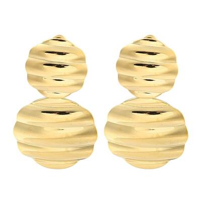 Ion Plating(IP) 304 Stainless Steel Stud Earrings for Women