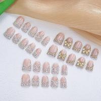 Y2K Style Duckbill Nail Set with French Design, Handmade Choose from 3 Sizes, Perfect Gift for Women for Family Gatherings & ...