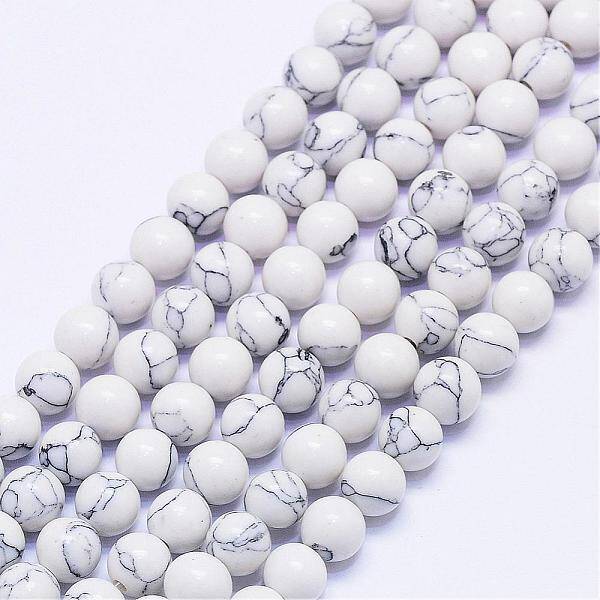Synthetic Howlite Bead Strands