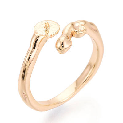 Brass Cuff Ring Settings