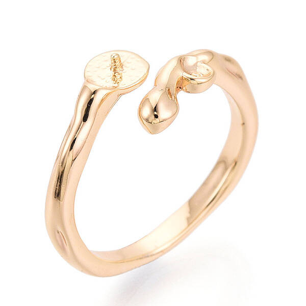 Brass Cuff Ring Settings