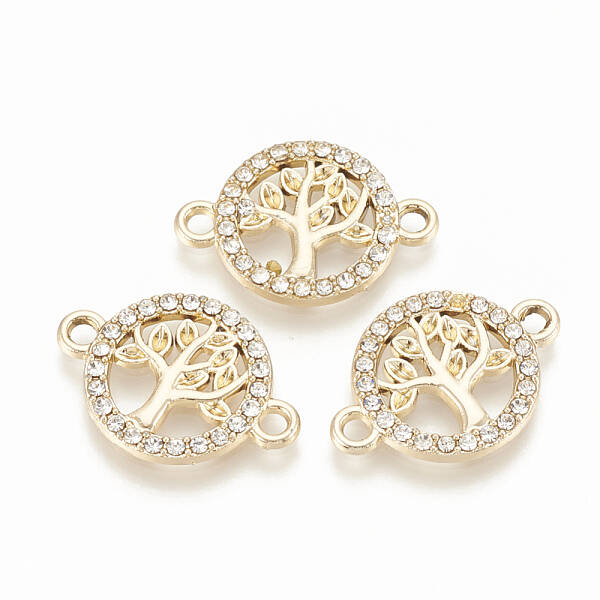 Alloy Rhinestone Links connectors