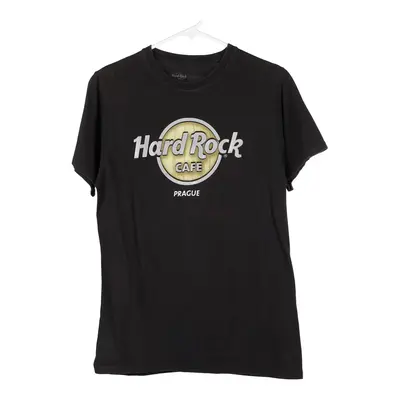 Prague Hard Rock Cafe T-Shirt - Small Black Cotton