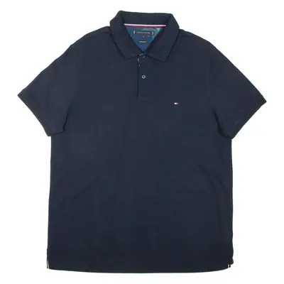 TOMMY HILFIGER Mens Polo Shirt Blue XL