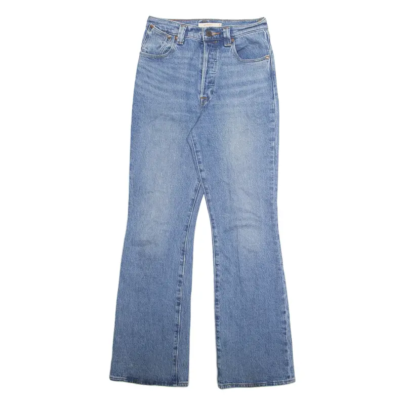 LEVI'S Womens Jeans Beige Regular Bootcut Stone Wash W25 L31