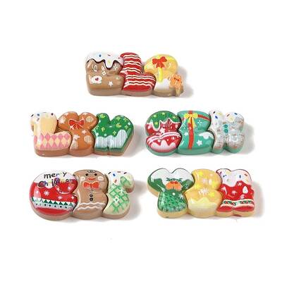 Christmas Opaque Resin Decoden Cabochons