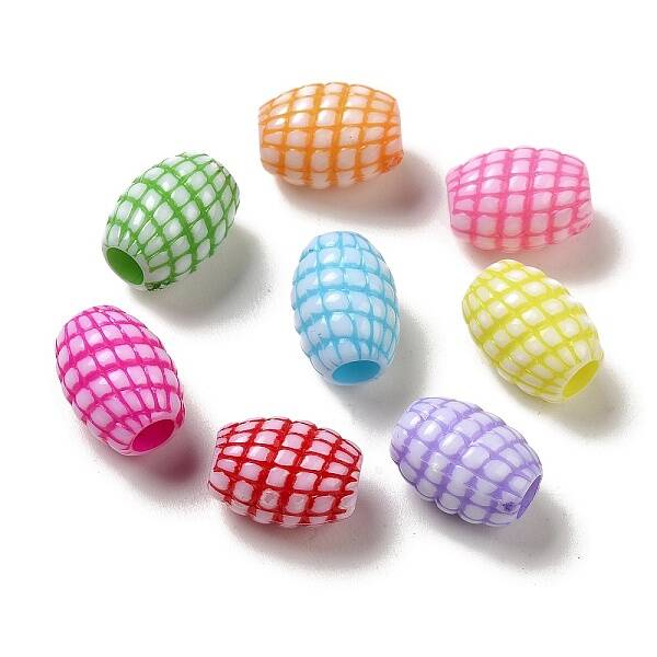 Opaque Acrylic European Beads