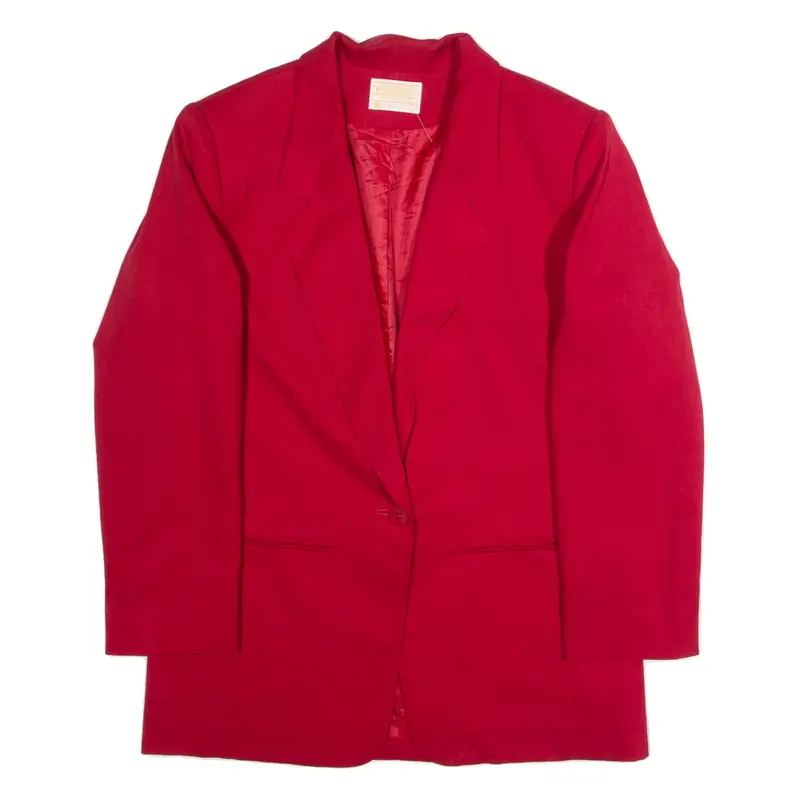 PENDLETON Womens Blazer Jacket Red Wool XL