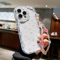 Pink Butterfly Flower Language Sweet And Cute Pattern Mobile Phone Case, Decorative Mobile Phone Cover, Mobile Phone Accessor...