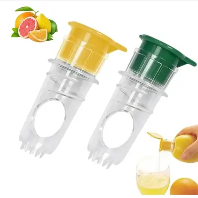 [Buy 1 Get 1 Free] - Lemon Squeezer Portable Lemon Juicer BPA-Free Plastic Lime Juicer Compact Juice Extractor Handheld Citru...