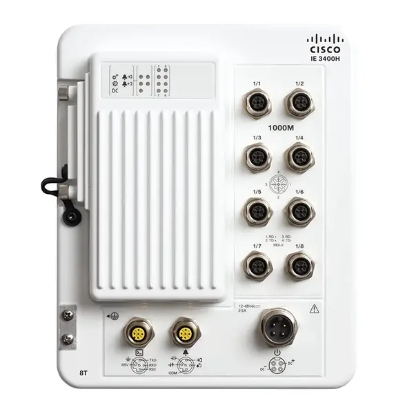 Cisco IE-3400H-8T-A-RF | Catalyst IE3400 Heavy Duty Series IE-3400H-8T 8 x Ports 10/100Base-T Layer 2 Managed Wall-mountable ...