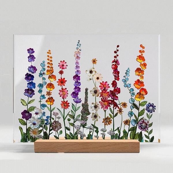 Flower Acrylic Display Stand
