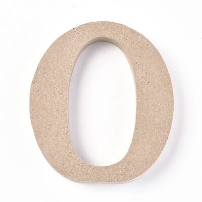 Letter Unfinished Wood Slices