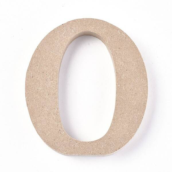 Letter Unfinished Wood Slices