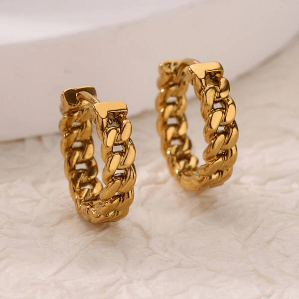 304 Stainless Steel Hoop Earrings