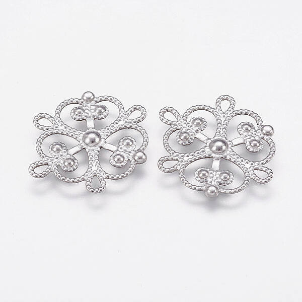 Non-Tarnish 304 Stainless Steel Filigree Joiners