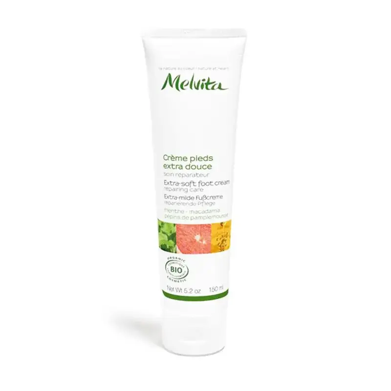 Melvita Organic Foot Cream Extra Gentle Repair Treatment 150ml