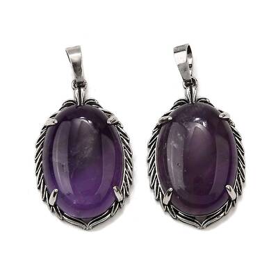 Natural Amethyst Pendants