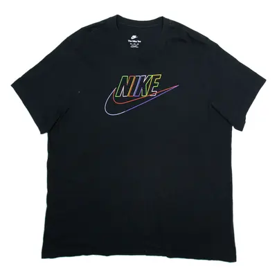 NIKE Mens T-Shirt Black 2XL