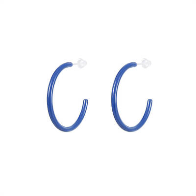 Porcelain Hoop Earrings for Women