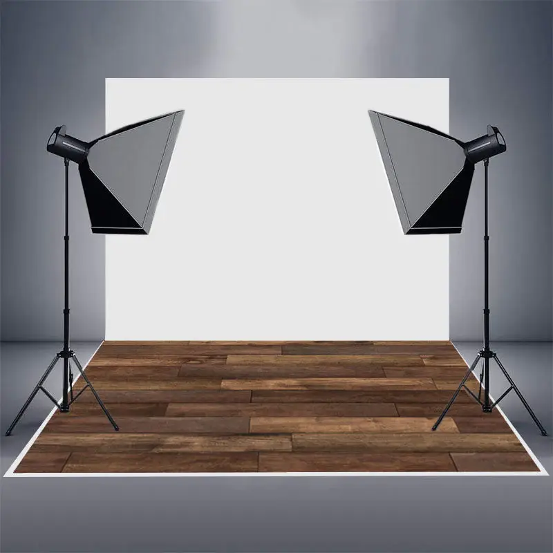 Hot Deep Brown Vintage Style Wood Rubber Floor Mat - Aperturee
