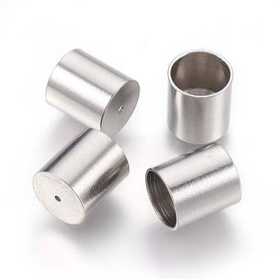 Tarnish Resistant 201 Stainless Steel Cord Ends