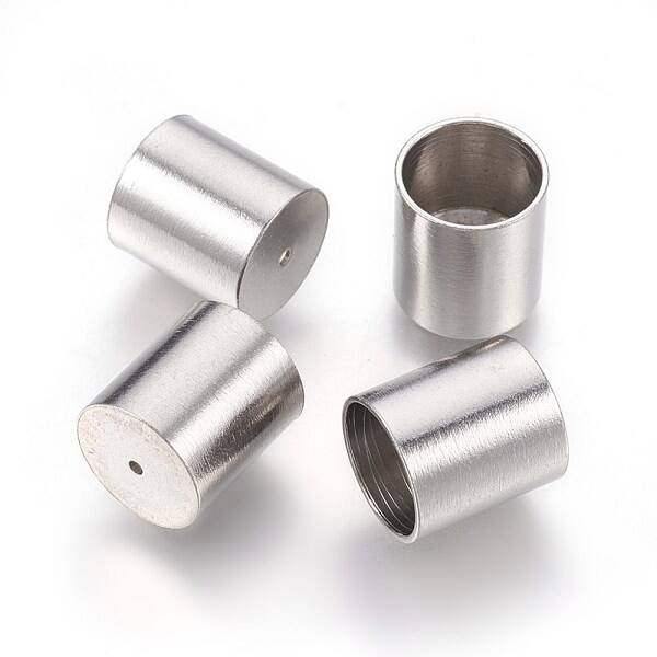 Tarnish Resistant 201 Stainless Steel Cord Ends
