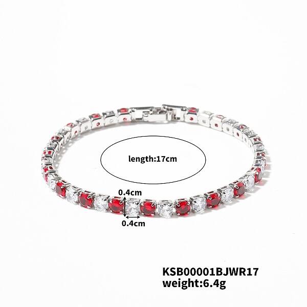 Brass Rhinestone Cup Chains Bracelet for Elegant Women with Subtle Luxury Feel