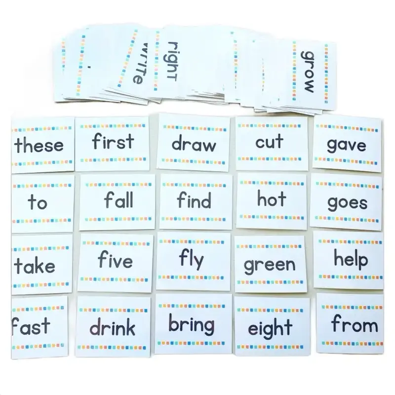 2nd Grade Learning FLASH CARDS Sight Words - 70 Cards