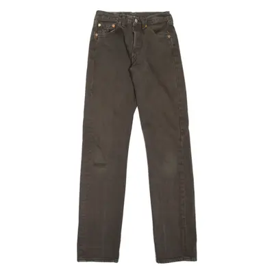 LEVI'S 501 Jeans Womens Brown Regular Straight 90s W23 L34