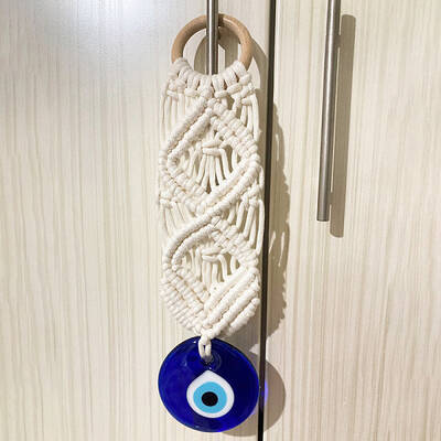 Cotton Cord Macrame Woven Wall Hanging