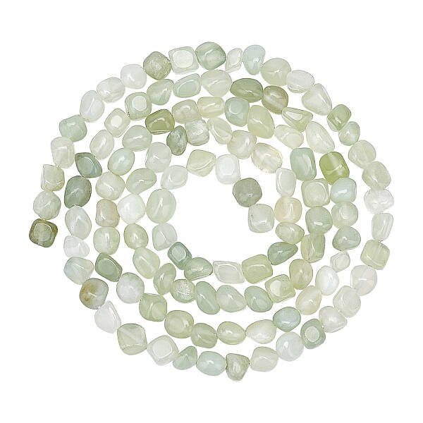 Natural Xiuyan Jade Bead Strands