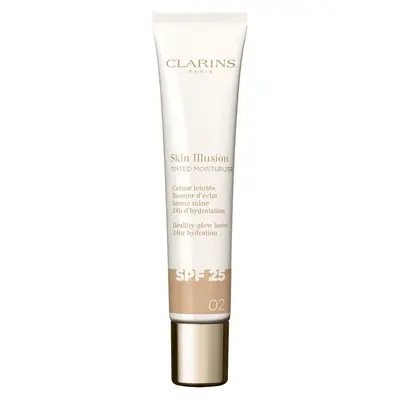 Clarins Skin Illusion Moisturizing Spf25 - Tinted Cream 02 (40 Ml)